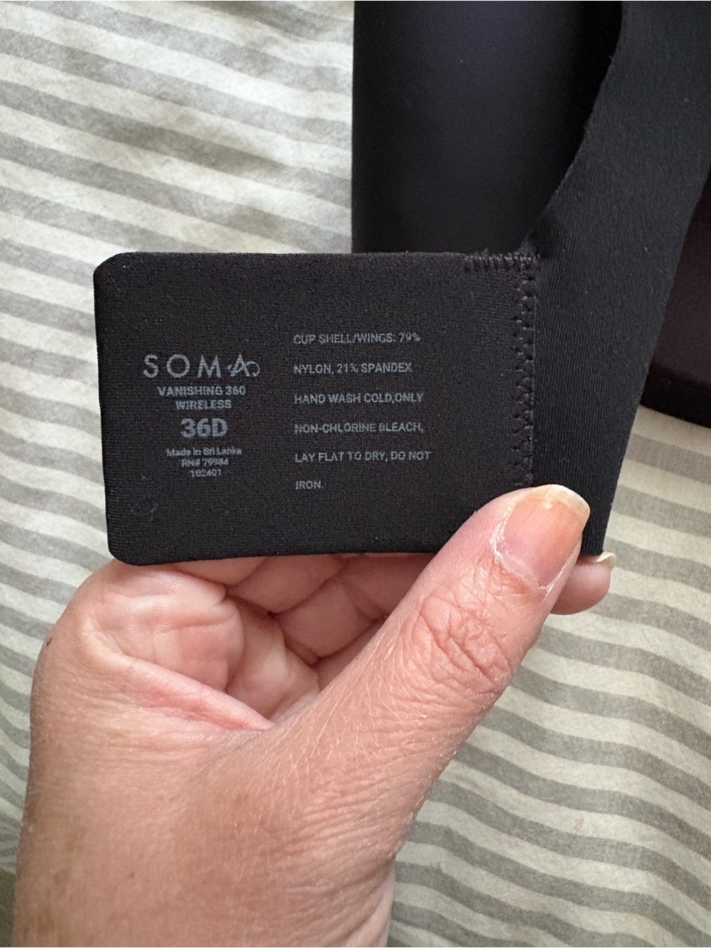 Soma Vanishing Wireless Bra View 3